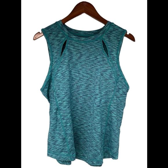 zuda Spacedye Knit Tank with Seaming Detail Navy Multi - Regular - Picture 1 of 2